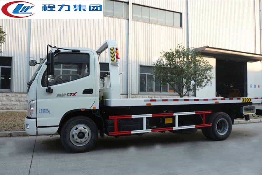 福田奥铃一拖二清障车